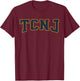 TCNJ The College Of New Jersey Apparel Sports Fan T-Shirt - T-Shirt | Maroon