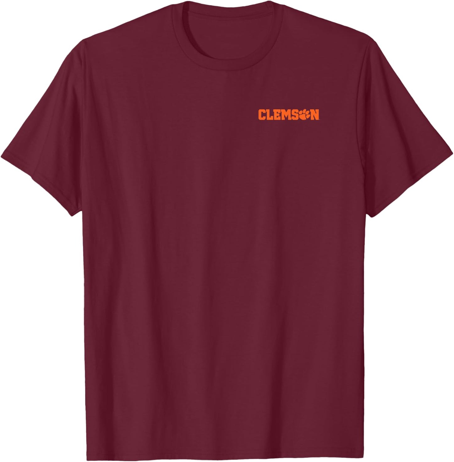 Clemson Tigers Front/Back Classic Officially Licensed T-Shirt - T-Shirt | Maroon