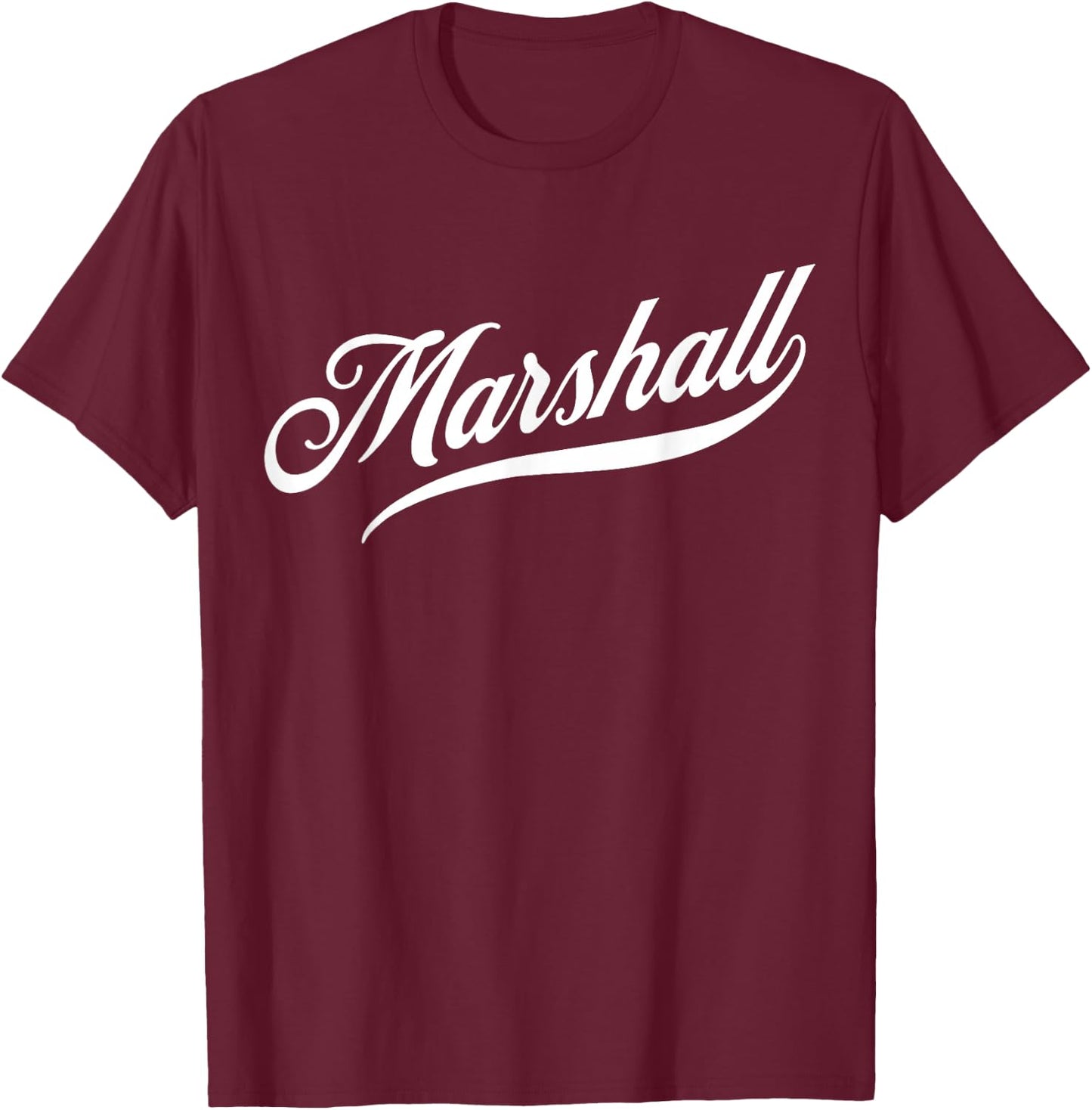 Boys Funny Gift Humour Name For Marshall , Black, S T-Shirt - T-Shirt | Maroon