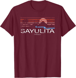 Sayulita Mexico T-Shirt - T-Shirt | Maroon