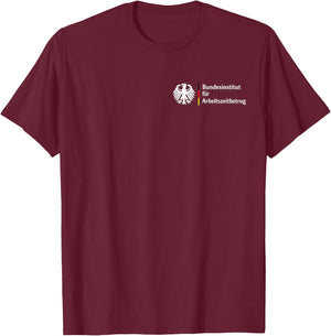 Bundesinstitut für Arbeitszeitbetrug – Lustiges Büro Spruch T-Shirt - T-Shirt | Maroon