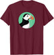 Puffin T-Shirt - T-Shirt | Maroon