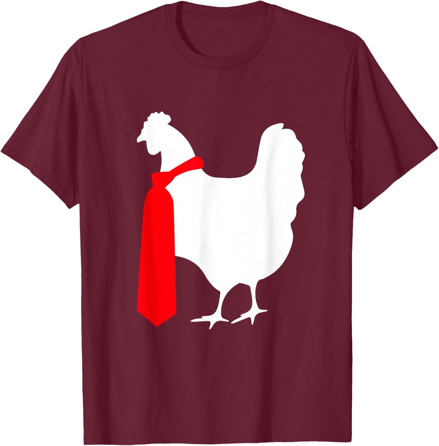 Japanese Hentai Hentai Ecchi Anime - Funny Hen Wearing A Tie Gag T-Shirt - T-Shirt | Maroon