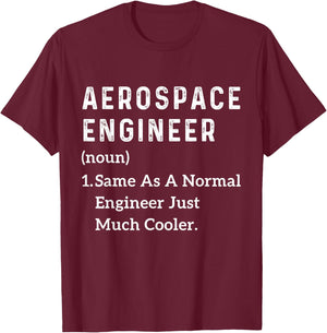Funny aerospace engineer graduation Men Aerospace Engineer T-Shirt - T-Shirt | Maroon