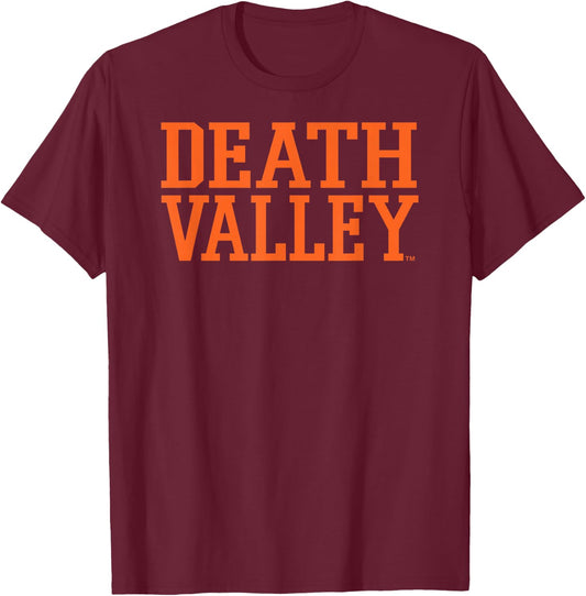 Clemson Tigers Death Valley Back Officially Licensed T-Shirt - T-Shirt | Maroon
