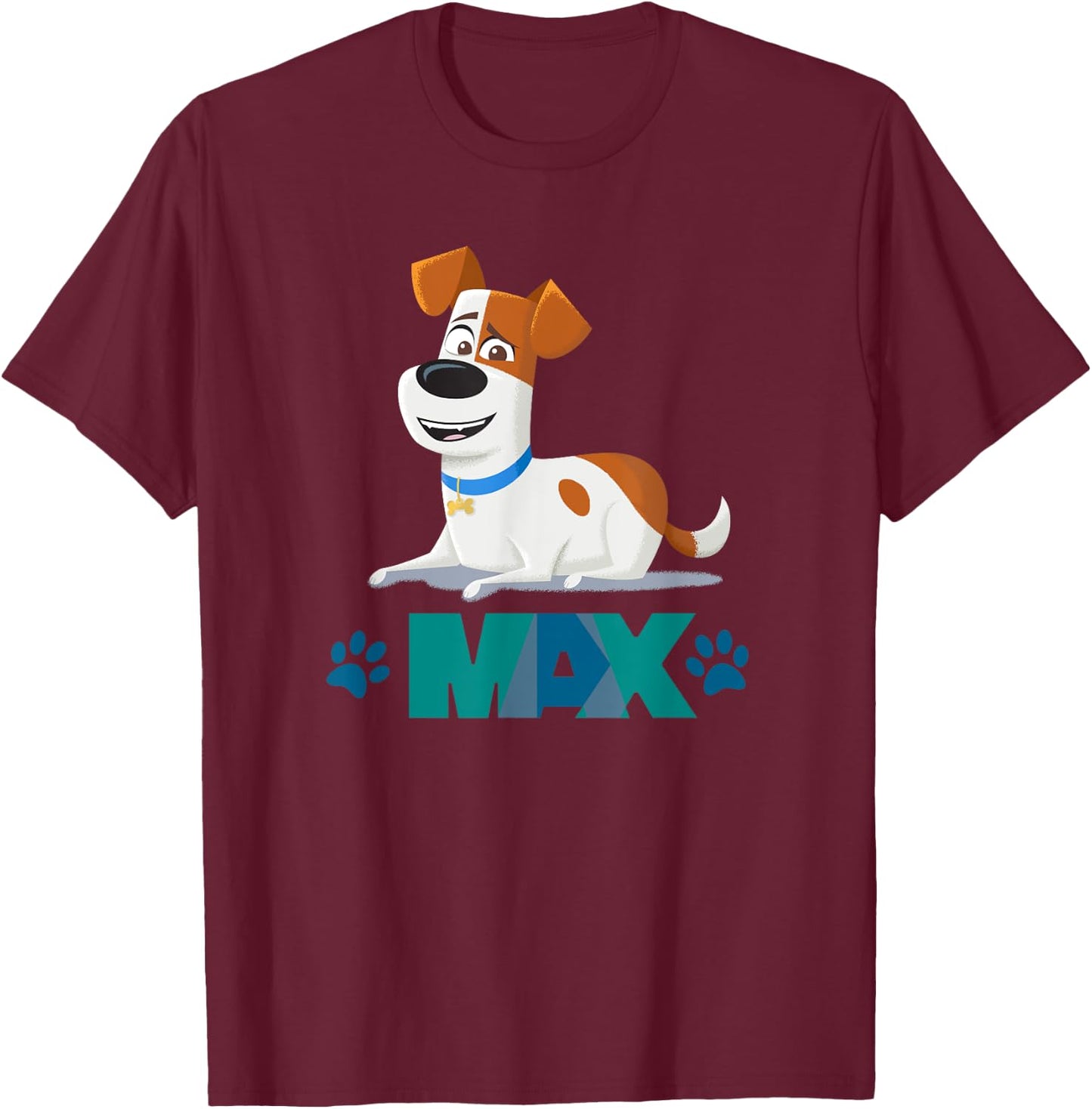 Secret life of Pets 2 Sit Max T-Shirt - T-Shirt | Maroon