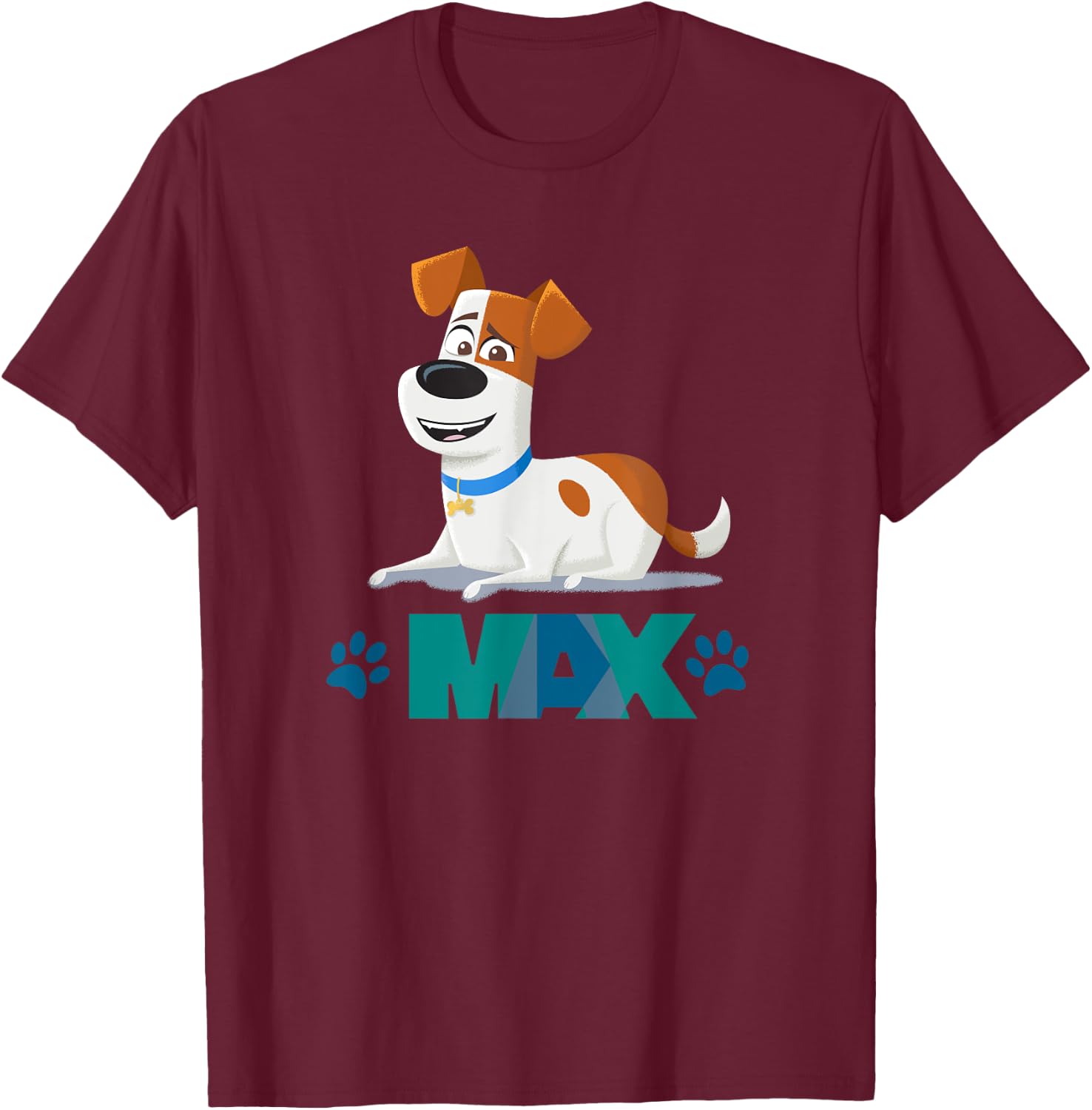 Secret life of Pets 2 Sit Max T-Shirt - T-Shirt | Maroon