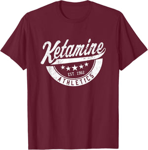 Ketamine Athletics | Ketamine Saves Lives T-Shirt - T-Shirt | Maroon