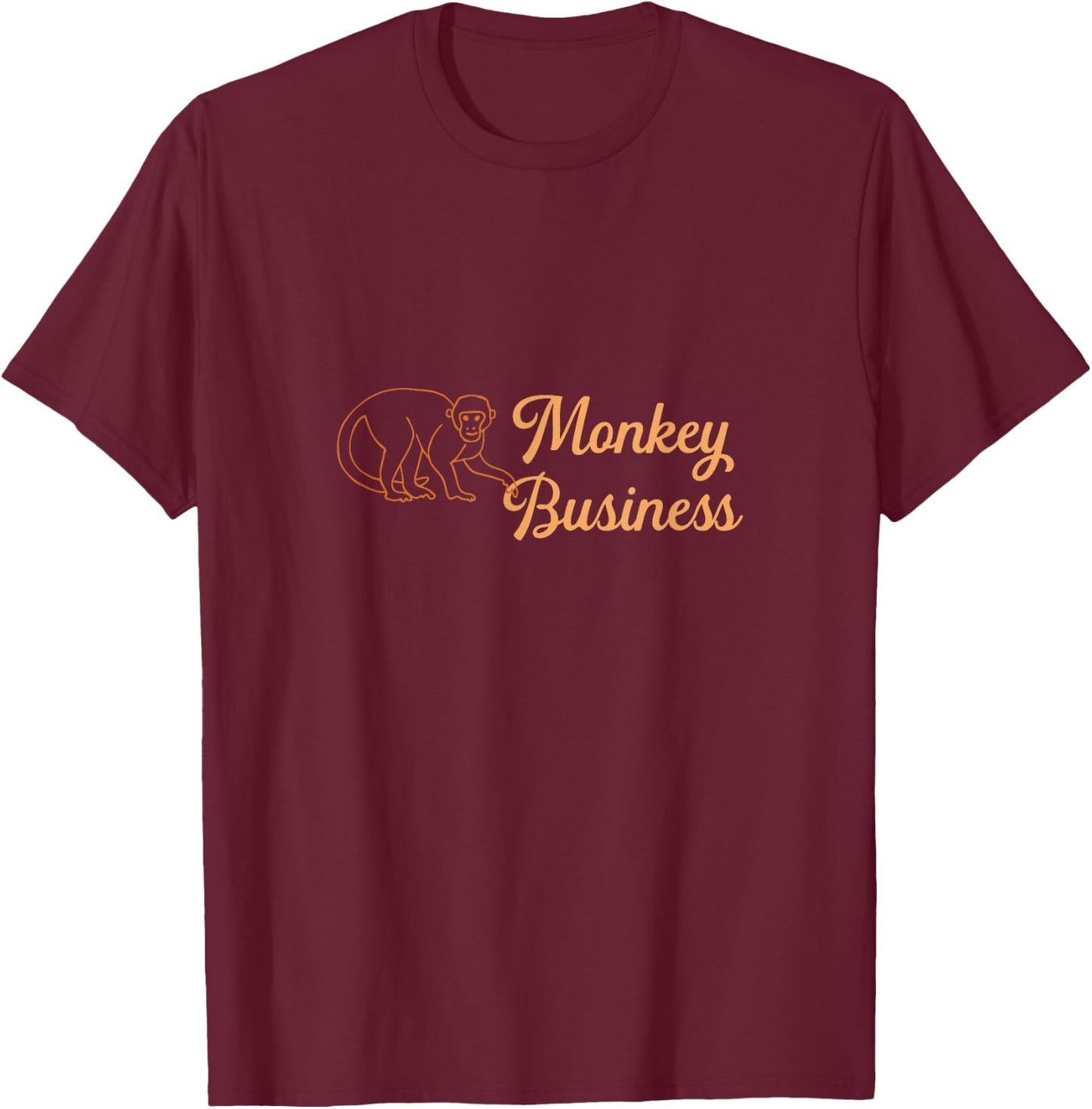 Monkey Business T-Shirt - T-Shirt | Maroon