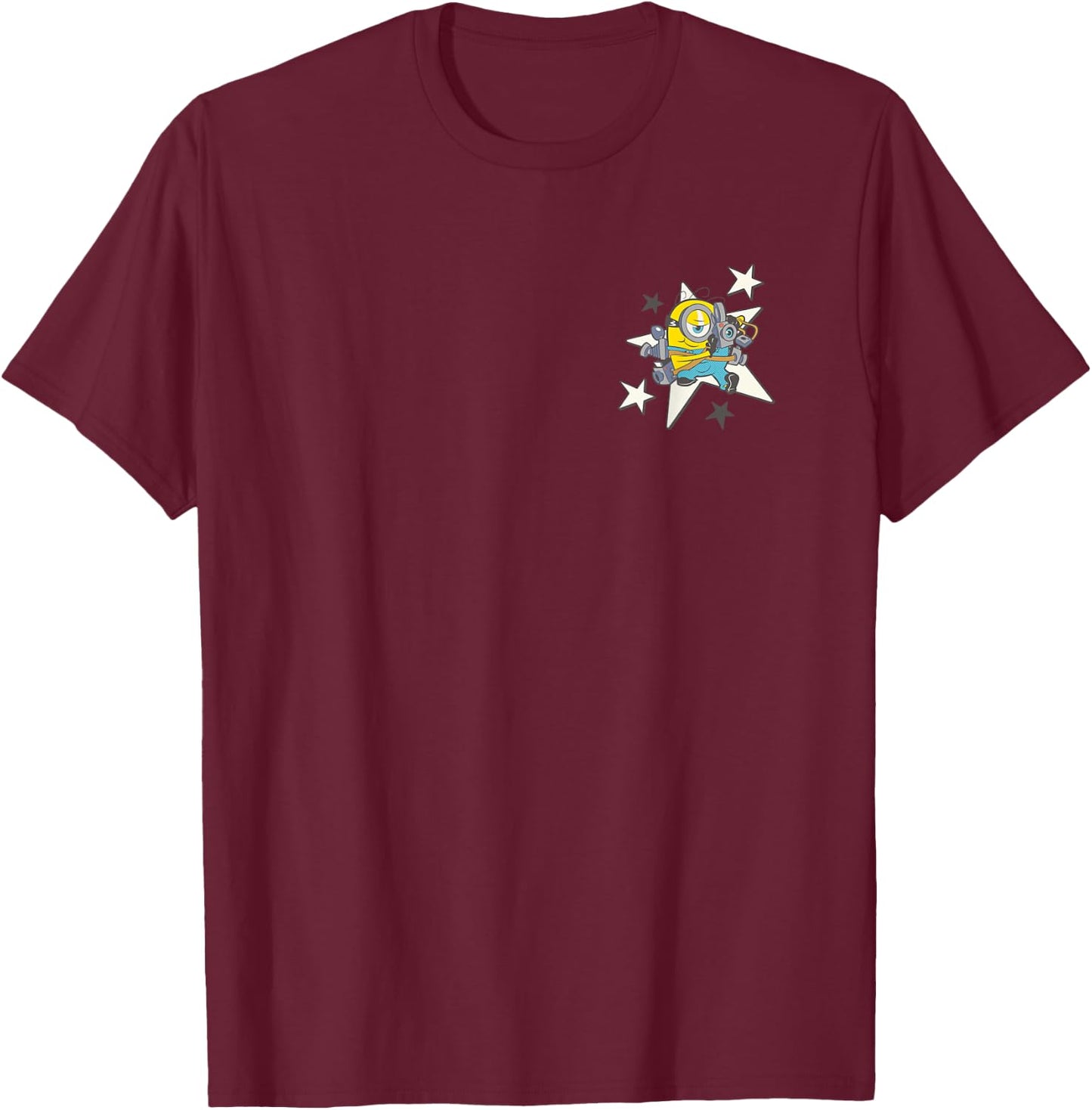 Minions & Monsters James Show Me that Smile Front & Back T-Shirt - T-Shirt | Maroon