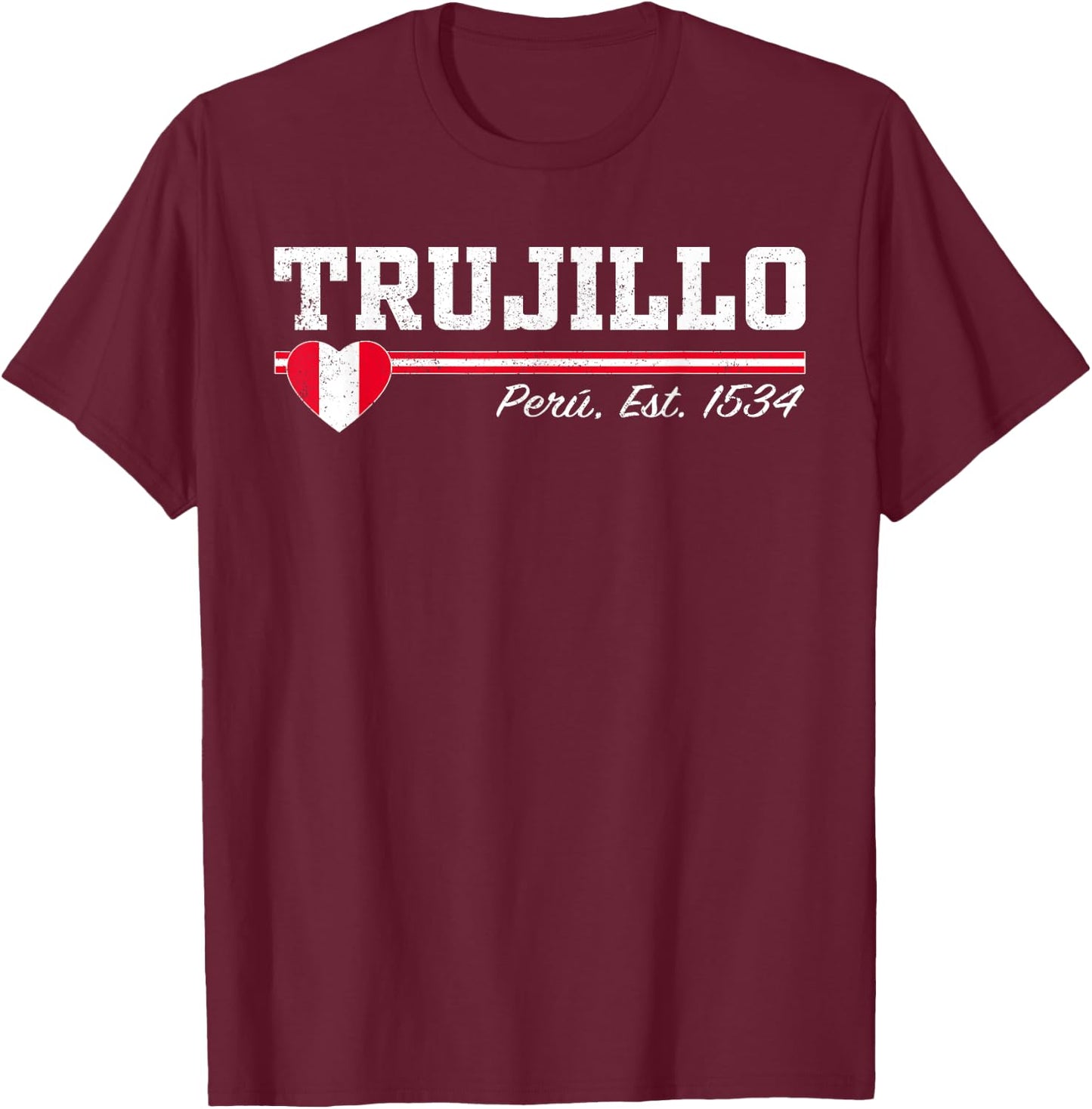 Trujillo Peru T-Shirt - T-Shirt | Maroon