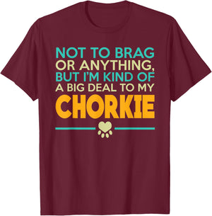 Chorkie Dog , Chorkie Dog Shirts T-Shirt - T-Shirt | Maroon