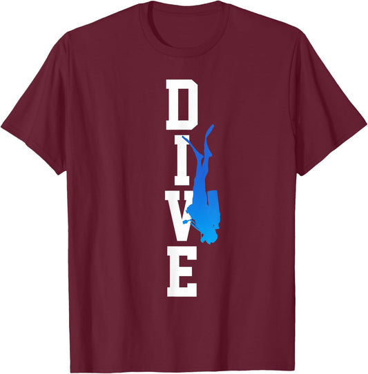 Scuba Diving T-Shirt - T-Shirt | Maroon