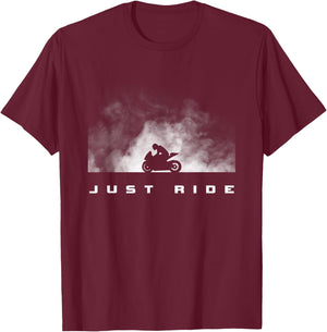 Motorcycle T-Shirt - T-Shirt | Maroon