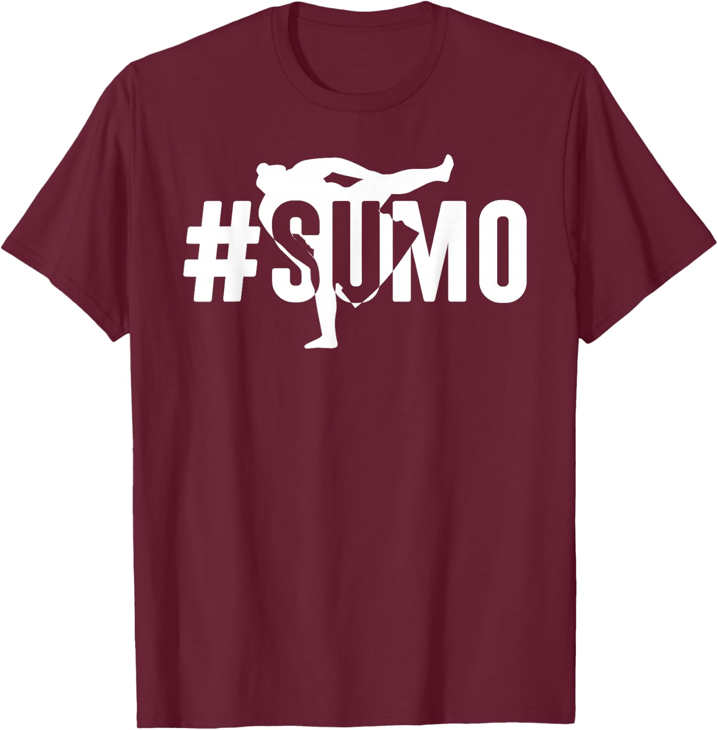 Sumo - #sumo - Sumo Arts Martiaux Japon Sumo Lutte T-Shirt - T-Shirt | Maroon