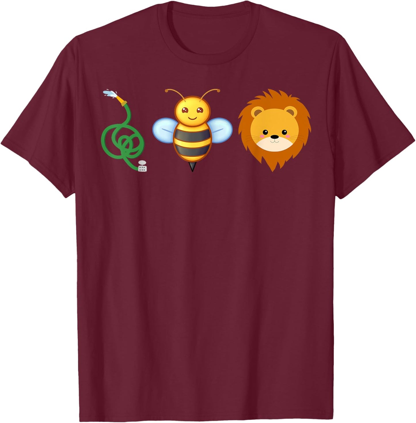 Hose Bee Lion T-Shirt - T-Shirt | Maroon
