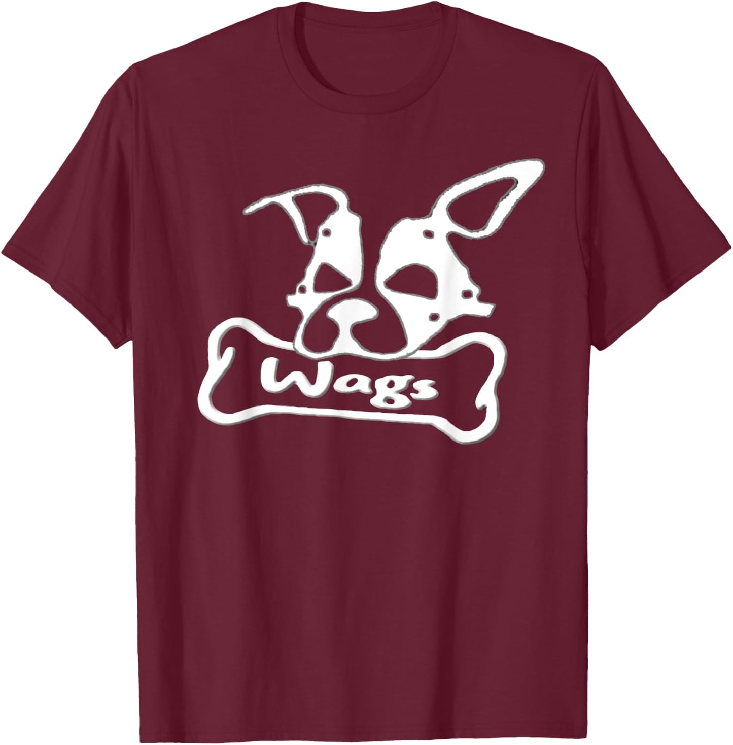 Human Puppy Play Mask, BDSM Fetish Gear, Gay Wags Pup Hood T-Shirt - T-Shirt | Maroon