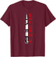 Apollo 11 Saturn V Moon Rocket Space T-Shirt - T-Shirt | Maroon
