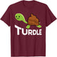 Turdle Animal Caretaker T-Shirt - T-Shirt | Maroon