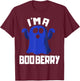 Boo Berry Halloween Funny Blueberry for Berries Fans T-Shirt - T-Shirt | Maroon