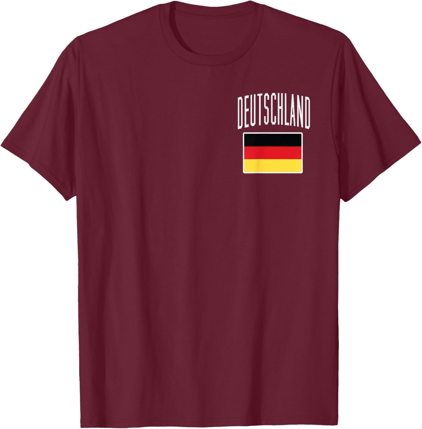 Germany Flag Deutschland Football Soccer Fan Men Women Kids T-Shirt - T-Shirt | Maroon