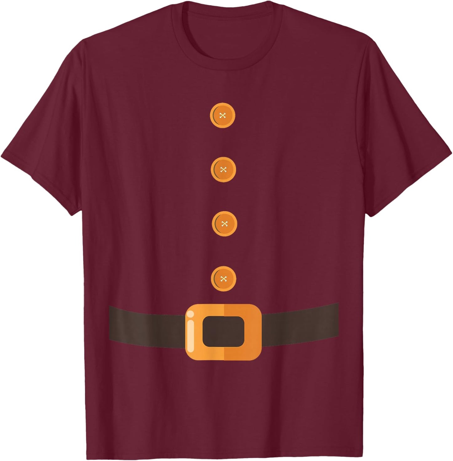 Gnome Halloween Lazy Costume for Groups of 7 (Seven) People , blue T-Shirt - T-Shirt | Maroon
