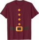 Gnome Halloween Lazy Costume for Groups of 7 (Seven) People , blue T-Shirt - T-Shirt | Maroon