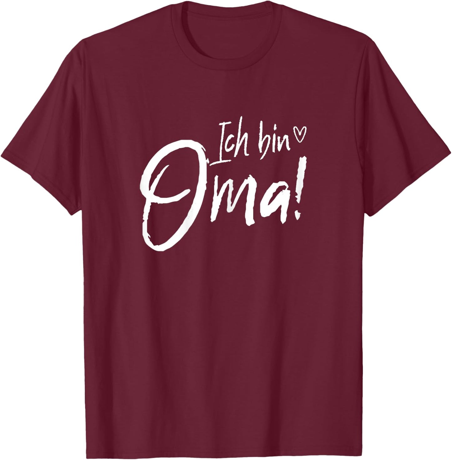 Ich Bin Oma geworden zur Oma befördert - Frischgebackene Oma T-Shirt - T-Shirt | Maroon
