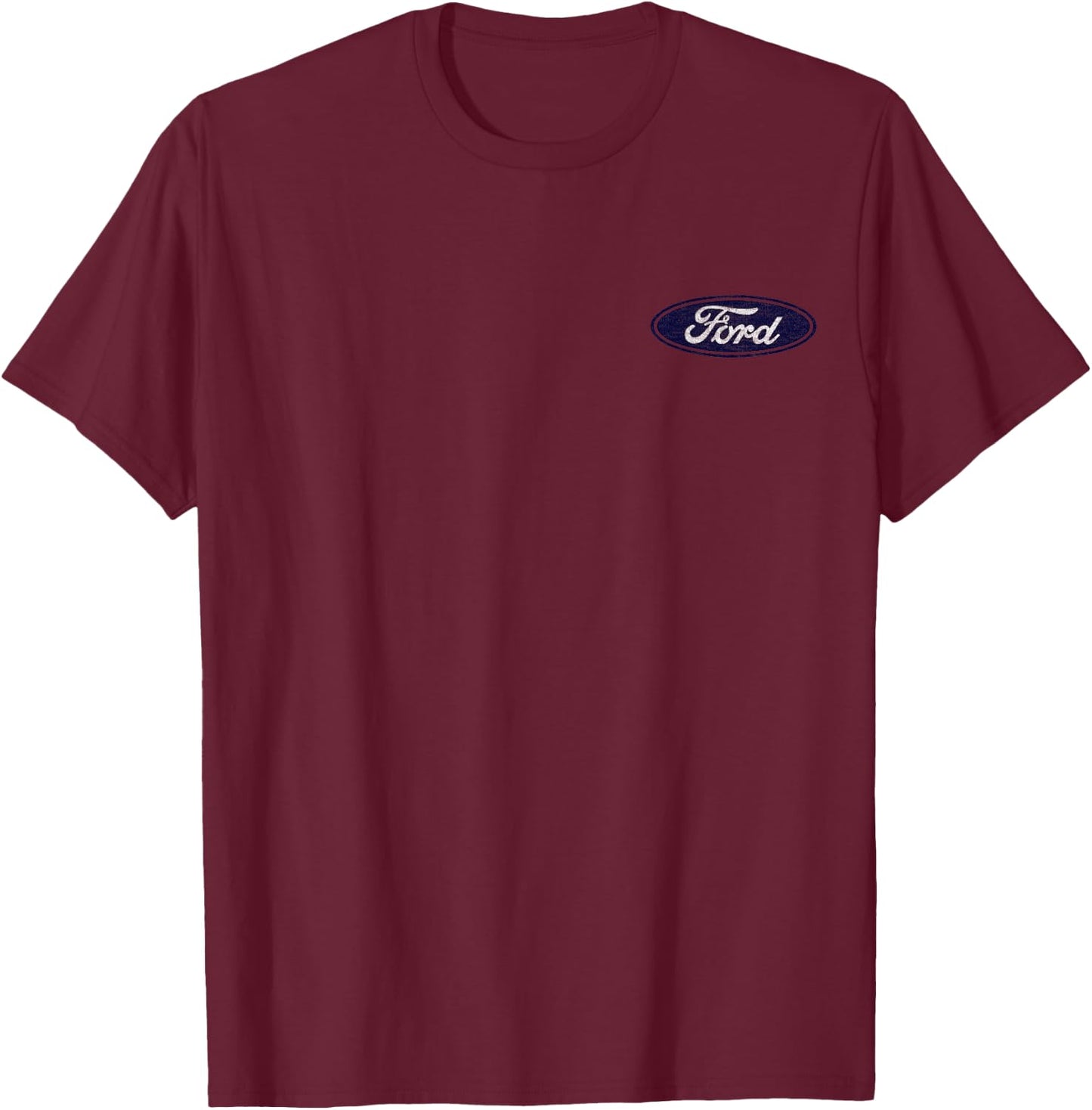 Ford Bronco 1970 - Americana , grey, S T-Shirt - T-Shirt | Maroon