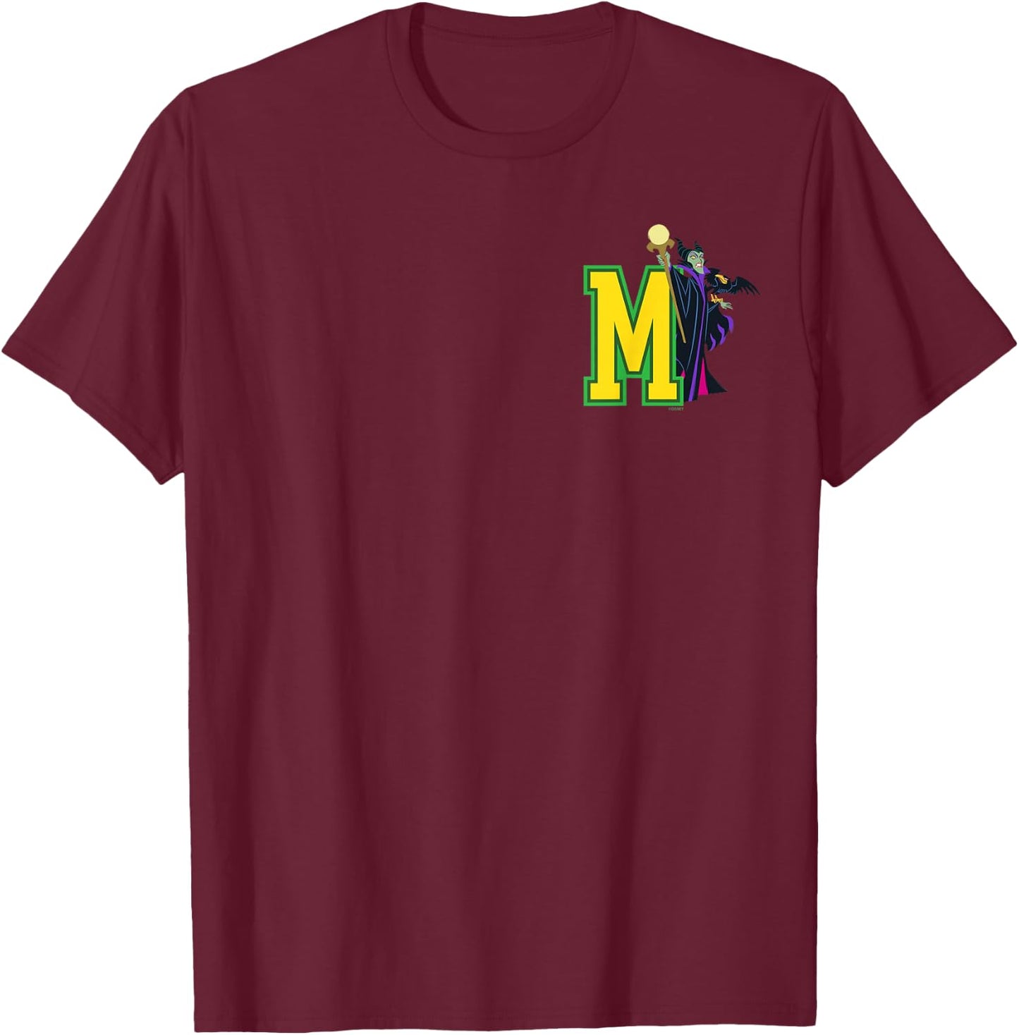 Disney Maleficent Dragons 00 Collegiate Sports Team 2-Sided T-Shirt - T-Shirt | Maroon