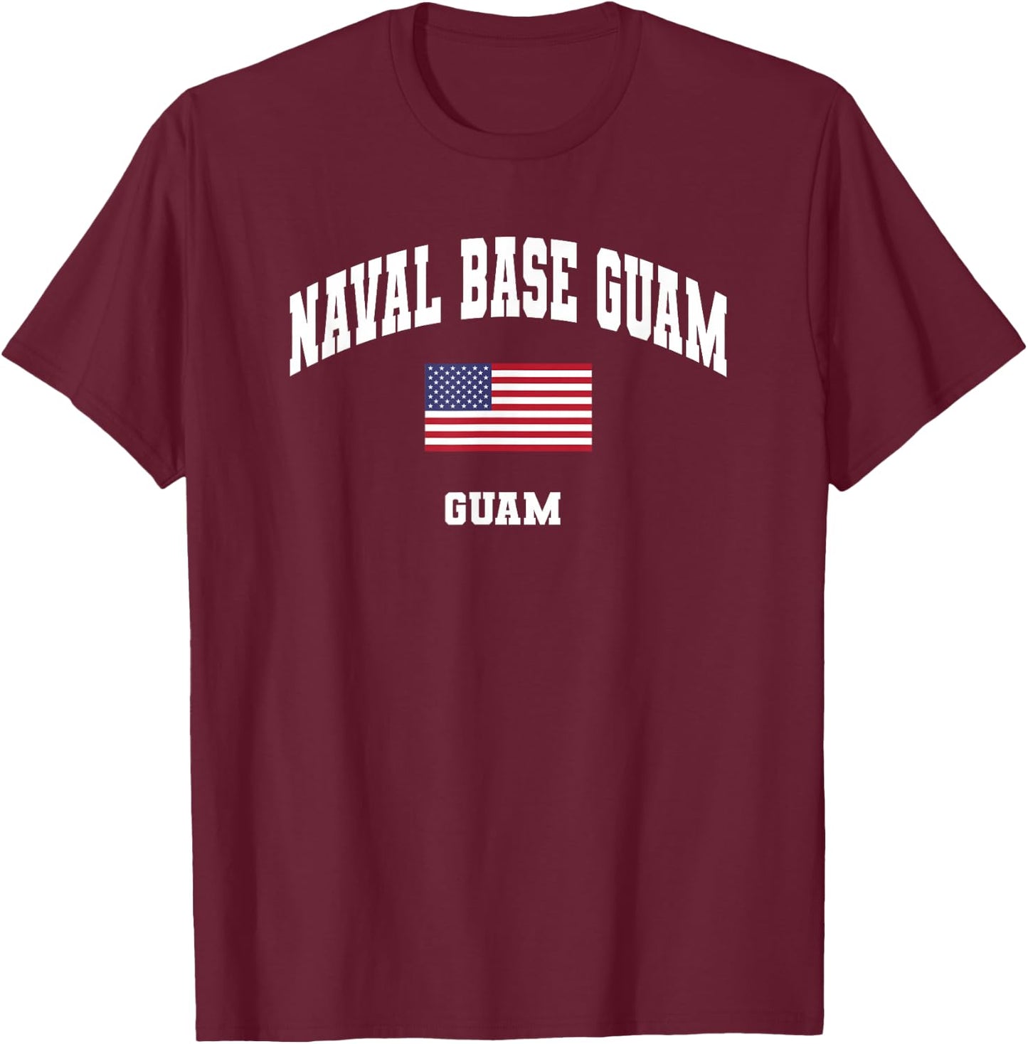 Naval Base Guam T-Shirt - T-Shirt | Maroon