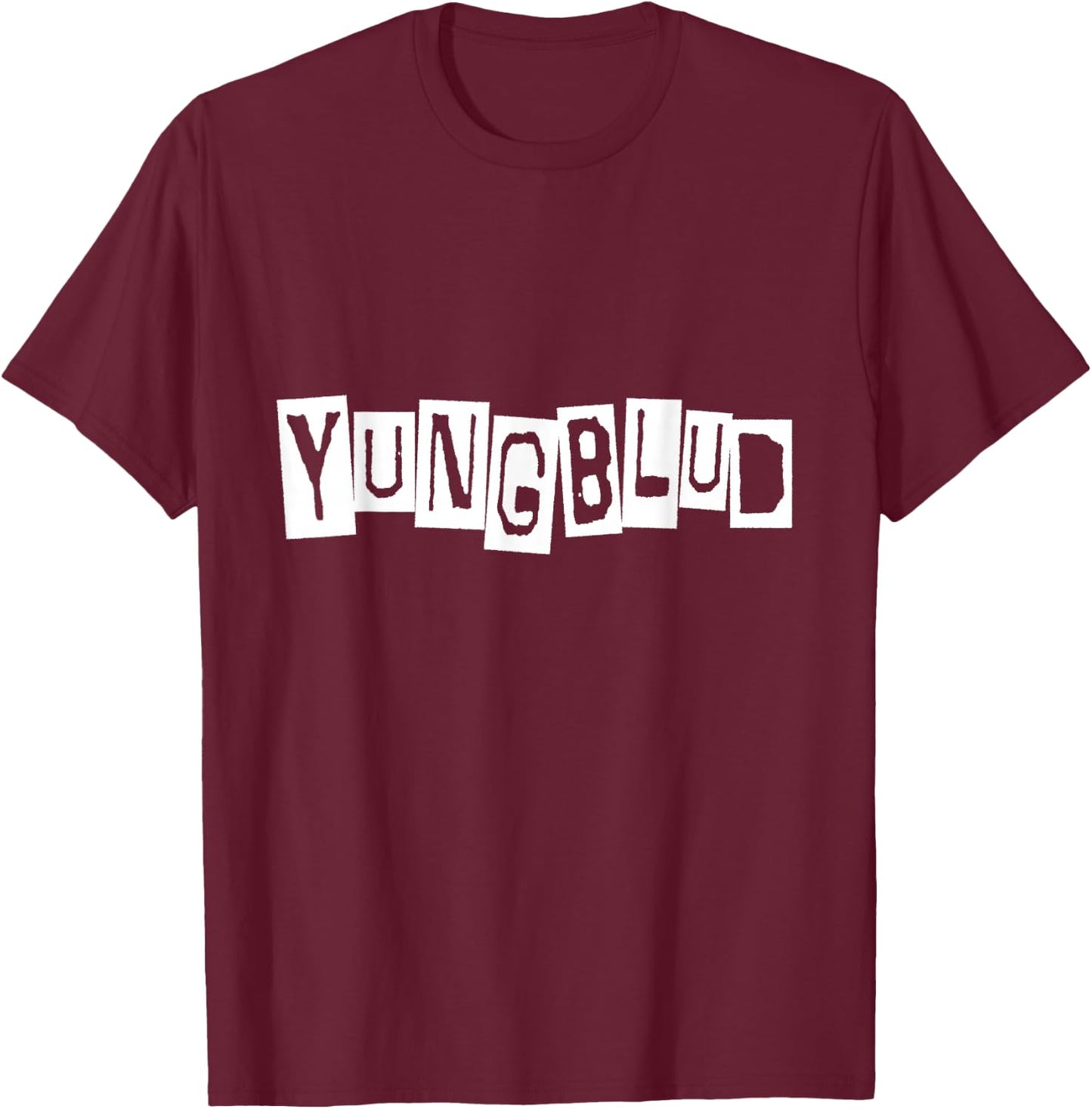 Official Yungblud Logo , black T-Shirt - T-Shirt | Maroon