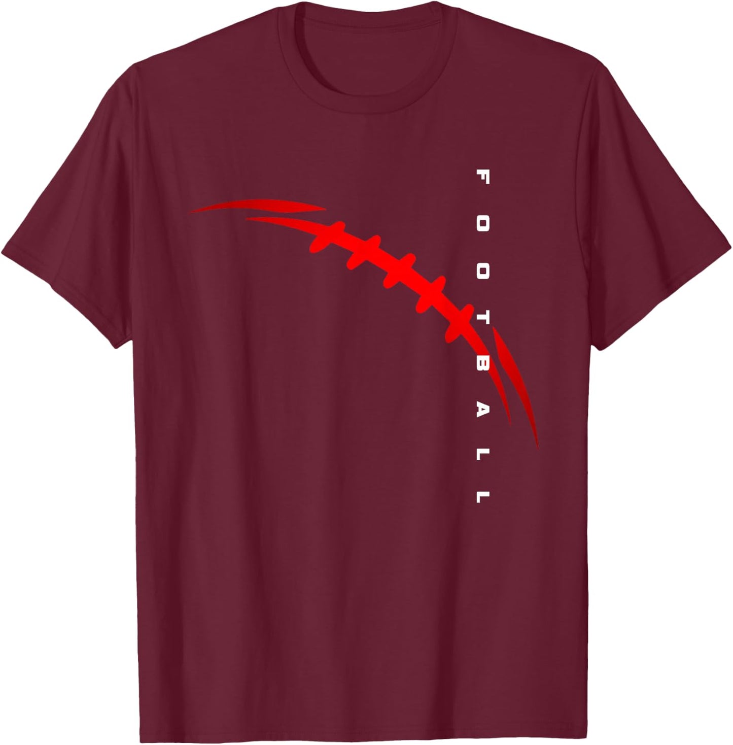 Football T-Shirt - T-Shirt | Maroon