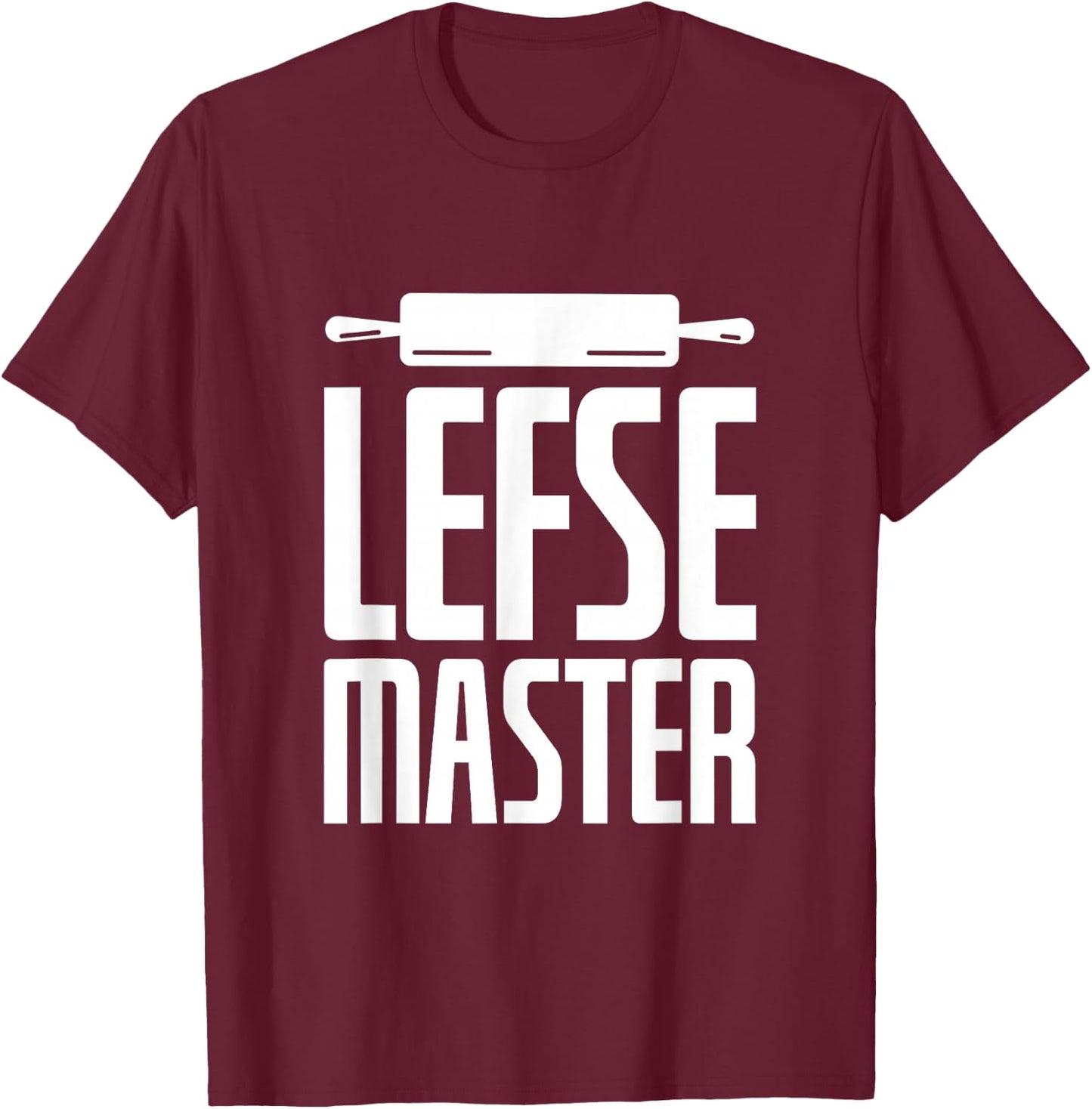 Lefse Master T-Shirt - T-Shirt | Maroon