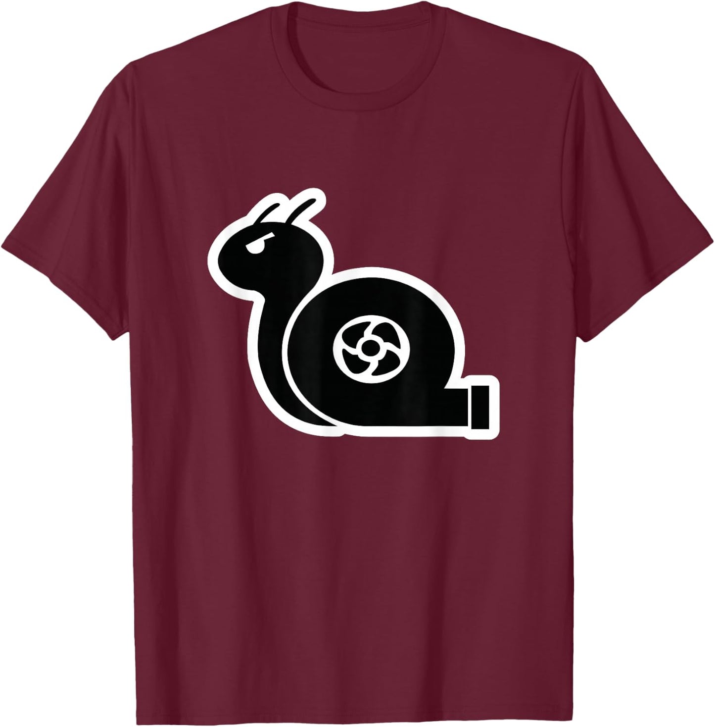 Turbo Snail T-Shirt - T-Shirt | Maroon