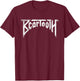 Beartooth - Official Product - Skull T-Shirt - T-Shirt | Maroon