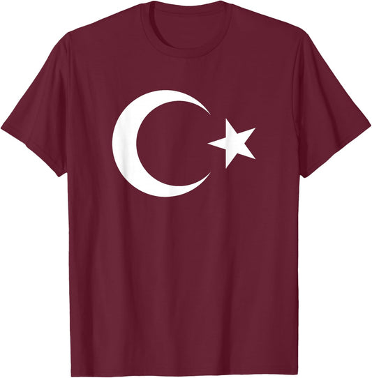Turkey Flag Turk Bayragi Turkiye Patriotic Turkish Flag T-Shirt - T-Shirt | Maroon