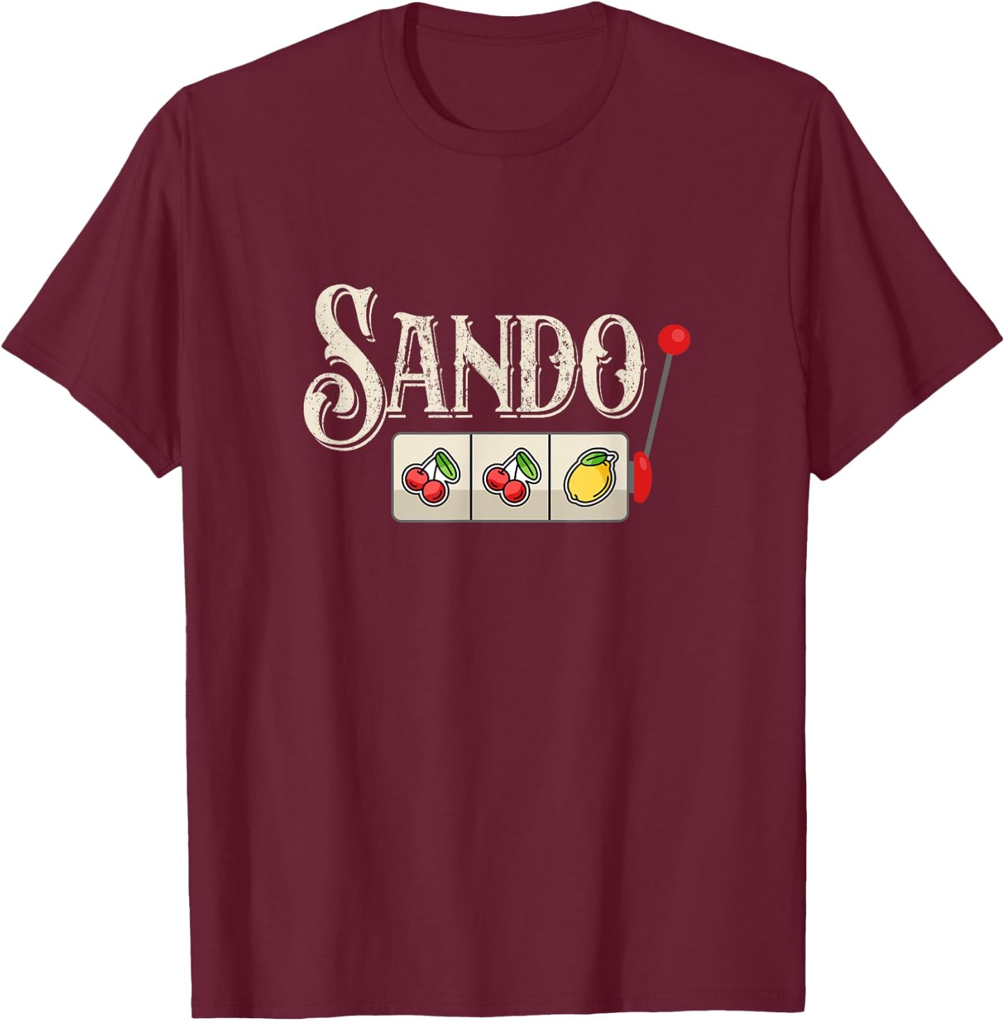 Sando T-Shirt - T-Shirt | Maroon