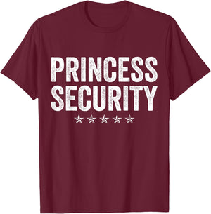 Princess Security Halloween Costume T-Shirt - T-Shirt | Maroon
