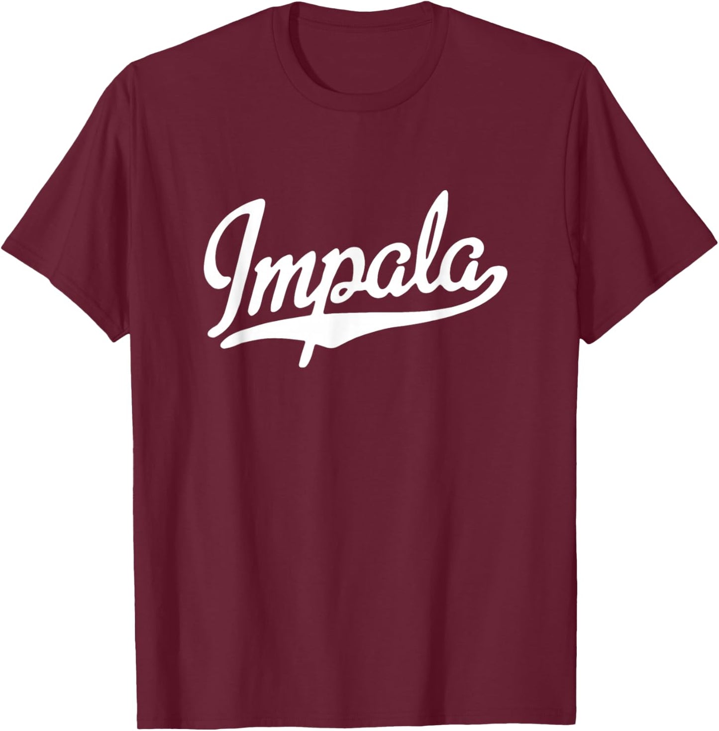 Impala Animal Baseball T-Shirt - T-Shirt | Maroon