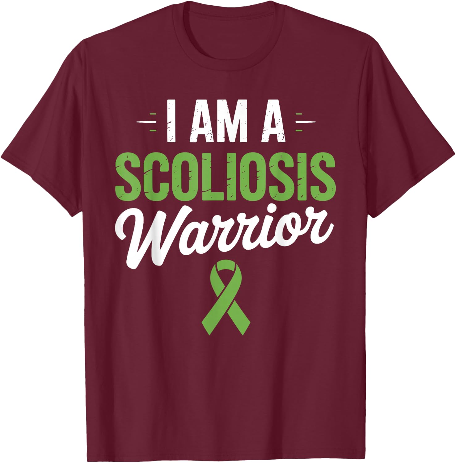 Scoliosis Design Women Kids Spine Surgery Scoliosis T-Shirt - T-Shirt | Maroon