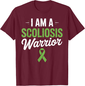 Scoliosis Design Women Kids Spine Surgery Scoliosis T-Shirt - T-Shirt | Maroon
