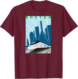 Acela (Boston) T-Shirt - T-Shirt | Maroon