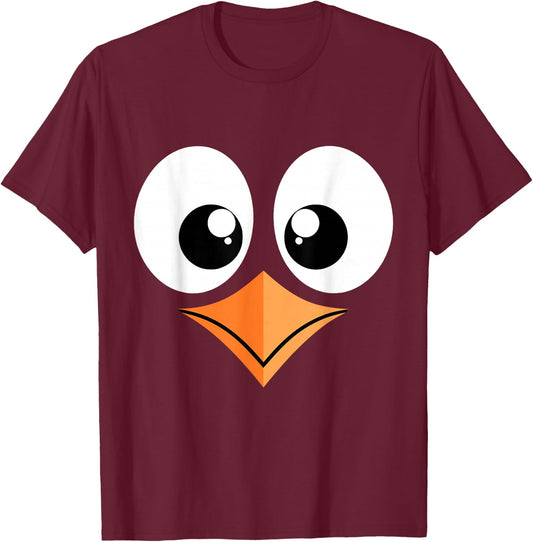 Blue Bird Costume Face Funny Bird Costume Animal Costume , blue T-Shirt - T-Shirt | Maroon
