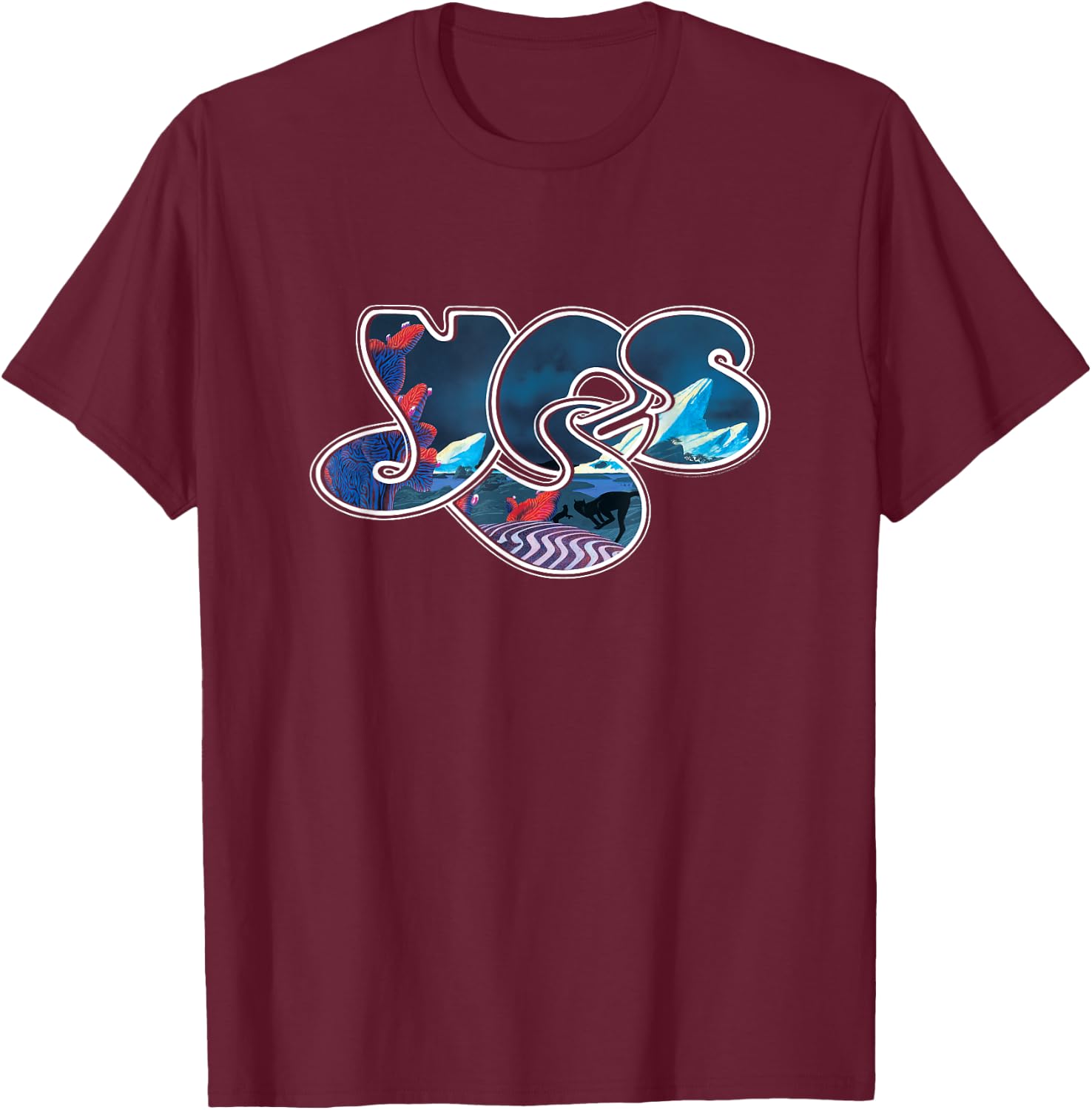 Ja - Drama Logo T-Shirt - T-Shirt | Maroon