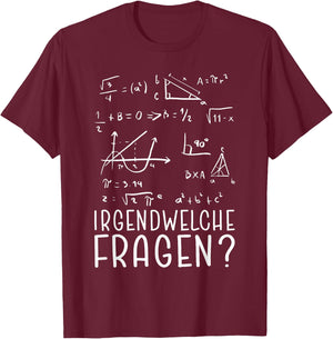 Funny Math Teacher Geometry Formula Math Teacher Saying , black T-Shirt - T-Shirt | Maroon