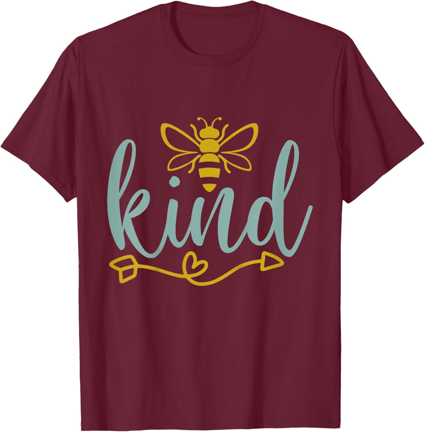 Honey Bee Shirt Boys Bee Keeper Girls Bee Kind T-Shirt - T-Shirt | Maroon