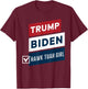 Voting Hawk Tuah Girl vs Trump Biden Political Elections T-Shirt - T-Shirt | Maroon