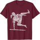 Parkour Girl Freerunner Freerunning Traceur Women Girls T-Shirt - T-Shirt | Maroon