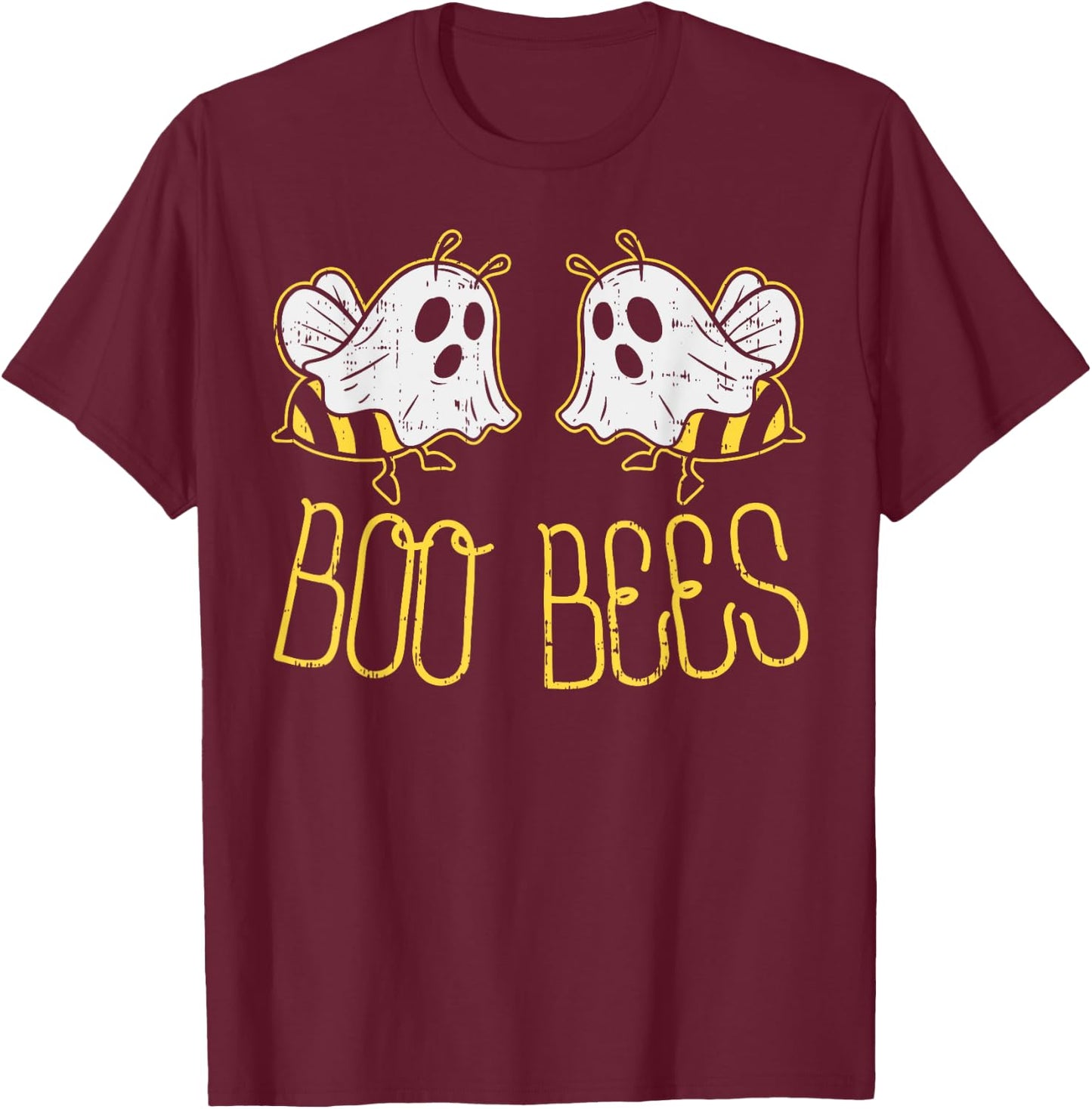 Boo Bees Funny Couples Halloween Costume For Adult Her Women T-Shirt - T-Shirt | Maroon